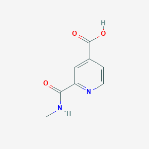 molecular formula C8H8N2O3 B1429770 2-(Methylcarbamoyl)isonicotinic acid CAS No. 1279208-48-8