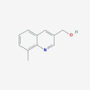 molecular formula C11H11NO B1429771 (8-Methylquinolin-3-yl)methanol CAS No. 1307237-18-8