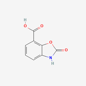 molecular formula C8H5NO4 B1429776 2-Oxo-2,3-dihydro-1,3-benzoxazole-7-carboxylic acid CAS No. 141940-33-2