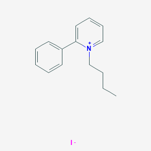 molecular formula C15H18IN B14297762 1-Butyl-2-phenylpyridin-1-ium iodide CAS No. 116286-77-2