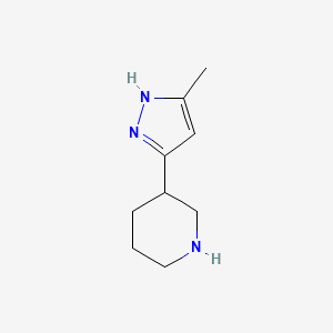 3-(5-methyl-1H-pyrazol-3-yl)piperidine