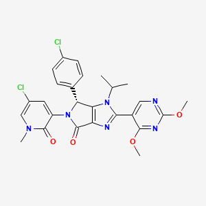 molecular formula C26H24Cl2N6O4 B1429786 Siremadlin R Enantiomer CAS No. 1448867-42-2