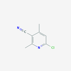 molecular formula C8H7ClN2 B1429791 6-Chloro-2,4-dimethylnicotinonitrile CAS No. 101251-72-3