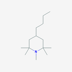molecular formula C14H29N B14297999 4-Butyl-1,2,2,6,6-pentamethylpiperidine CAS No. 112500-84-2