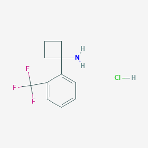 1-(2-(Trifluoromethyl)phenyl)cyclobutanamine hydrochloride
