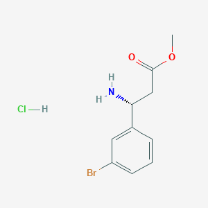 (R)-Methyl 3-amino-3-(3-bromophenyl)propanoate hydrochloride