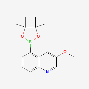 3-Methoxy-5-(4,4,5,5-tetramethyl-[1,3,2]dioxaborolan-2-yl)-quinoline