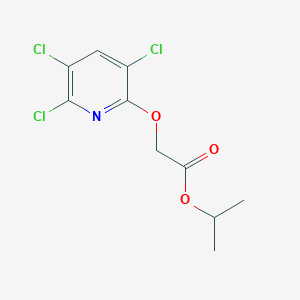 molecular formula C10H10Cl3NO3 B14298200 Propan-2-yl [(3,5,6-trichloropyridin-2-yl)oxy]acetate CAS No. 113485-19-1