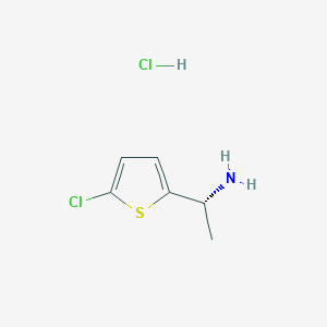 (1R)-1-(5-chlorothiophen-2-yl)ethan-1-amine hydrochloride