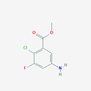 Methyl 5-amino-2-chloro-3-fluorobenzoate