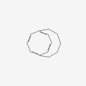 molecular formula C13H16 B14298369 Bicyclo[5.3.3]trideca-1(11),7,9,12-tetraene CAS No. 113799-99-8