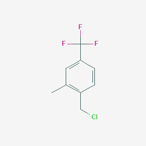 molecular formula C9H8ClF3 B1429844 2-Methyl-4-(trifluoromethyl)benzyl chloride CAS No. 888739-69-3