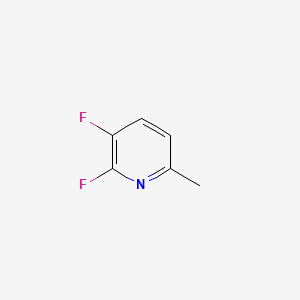 molecular formula C6H5F2N B1429849 2,3-二氟-6-甲基吡啶 CAS No. 1227579-04-5