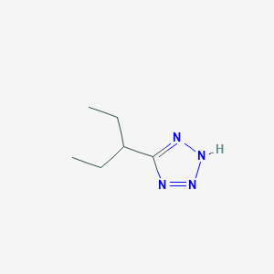 molecular formula C6H12N4 B1429851 5-(3-Pentyl)tetrazole CAS No. 1372810-17-7