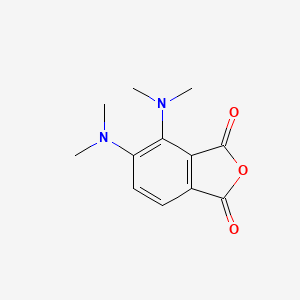 molecular formula C12H14N2O3 B14298511 4,5-Bis(dimethylamino)-2-benzofuran-1,3-dione CAS No. 114289-96-2
