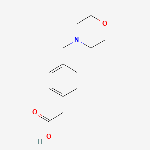 molecular formula C13H17NO3 B1429864 2-(4-(Morpholinomethyl)phenyl)acetic acid CAS No. 521313-48-4