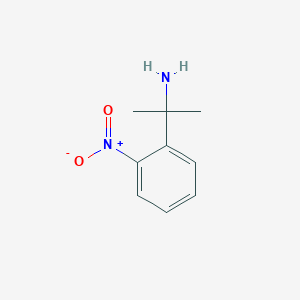 molecular formula C9H12N2O2 B1429873 2-(2-Nitrophenyl)propan-2-amine CAS No. 402757-08-8