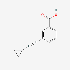 3-(Cyclopropylethynyl)benzoic acid
