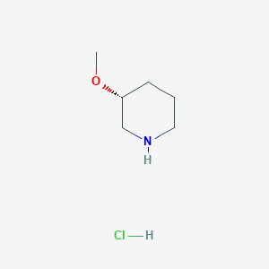 molecular formula C6H14ClNO B1429886 (R)-3-Methoxypiperidine hydrochloride CAS No. 688809-95-2