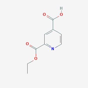 molecular formula C9H9NO4 B142989 2-(Ethoxycarbonyl)isonicotinic acid CAS No. 142074-49-5