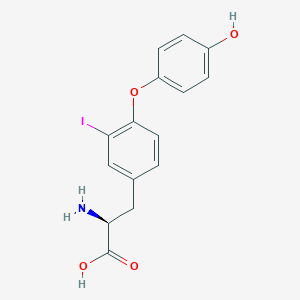 molecular formula C15H14INO4 B014299 3-Iodo-L-thyronine CAS No. 10468-90-3