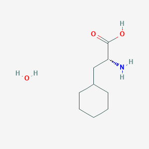 molecular formula C9H19NO3 B1429902 3-Cyclohexyl-D-alanine hydrate CAS No. 213178-94-0