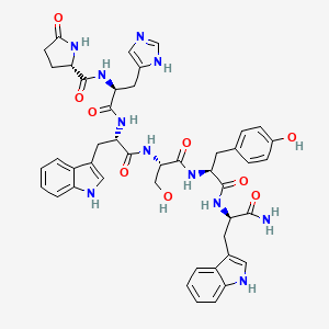 molecular formula C45H49N11O9 B1429906 (D-Trp6)-LHRH (1-6) amide 