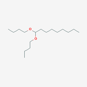 molecular formula C17H36O2 B14299116 Nonane, 1,1-dibutoxy- CAS No. 117831-20-6