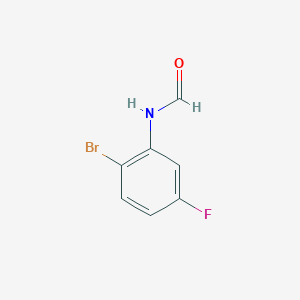 molecular formula C7H5BrFNO B1429917 N-(2-Bromo-5-fluorophenyl)formamide CAS No. 1395493-19-2