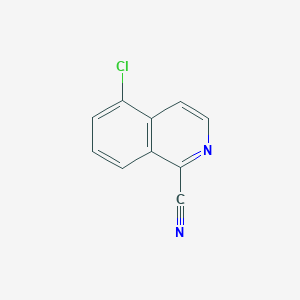 molecular formula C10H5ClN2 B1429919 5-Chloroisoquinoline-1-carbonitrile CAS No. 1231761-25-3