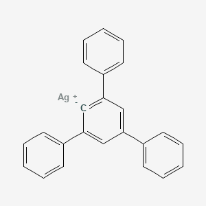 molecular formula C24H17Ag B14299232 silver;1,3,5-triphenylbenzene-6-ide CAS No. 113088-36-1