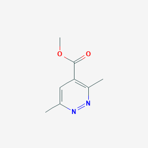 molecular formula C8H10N2O2 B1429925 Methyl 3,6-dimethylpyridazine-4-carboxylate CAS No. 897008-37-6