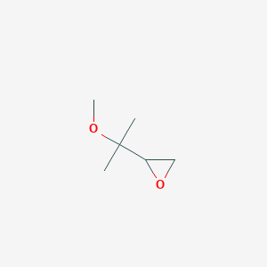 molecular formula C6H12O2 B14299339 2-(2-Methoxypropan-2-yl)oxirane CAS No. 112176-65-5