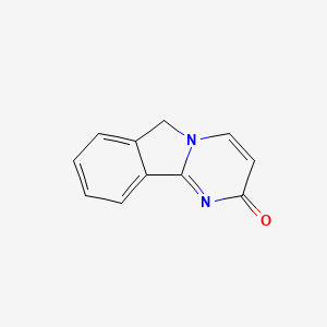 molecular formula C11H8N2O B14299401 Pyrimido[2,1-a]isoindol-2(6H)-one CAS No. 113369-48-5