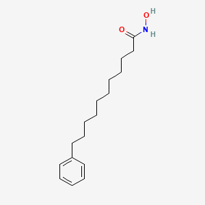 molecular formula C17H27NO2 B14299412 N-Hydroxy-11-phenylundecanamide CAS No. 114917-98-5