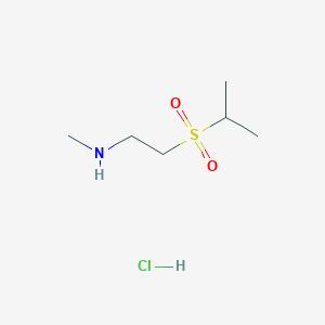 Methyl[2-(propane-2-sulfonyl)ethyl]amine hydrochloride