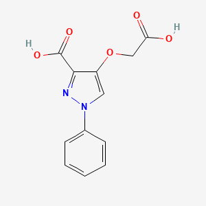4-(carboxymethoxy)-1-phenyl-1H-pyrazole-3-carboxylic acid