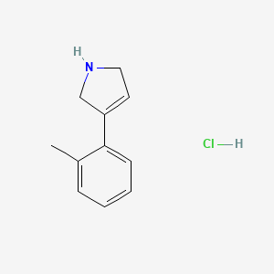 3-(2-methylphenyl)-2,5-dihydro-1H-pyrrole hydrochloride