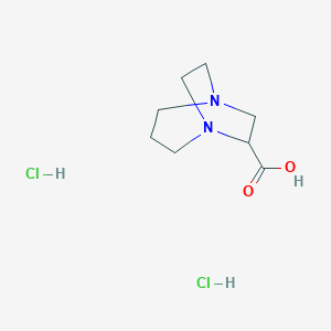 1,5-Diazabicyclo[3.2.2]nonane-6-carboxylic acid dihydrochloride
