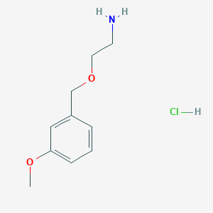 2-[(3-Methoxyphenyl)methoxy]ethan-1-amine hydrochloride