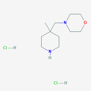 4-[(4-Methylpiperidin-4-yl)methyl]morpholine dihydrochloride