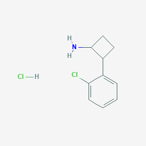 2-(2-Chlorophenyl)cyclobutan-1-amine hydrochloride