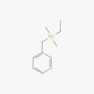 molecular formula C11H18Ge B14299877 Benzyl(ethyl)dimethylgermane CAS No. 113352-21-9