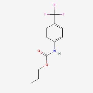 molecular formula C11H12F3NO2 B14299900 Propyl [4-(trifluoromethyl)phenyl]carbamate CAS No. 121433-19-0