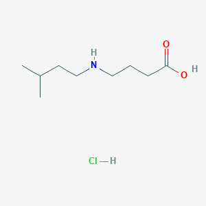 4-[(3-Methylbutyl)amino]butanoic acid hydrochloride