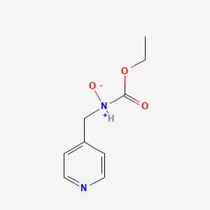 molecular formula C9H12N2O3 B14299925 Ethoxy(oxo)-N-[(pyridin-4-yl)methyl]methanamine N-oxide CAS No. 112054-91-8