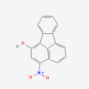 molecular formula C16H9NO3 B14299971 3-Nitro-1-fluoranthenol CAS No. 115664-54-5