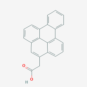 molecular formula C22H14O2 B14299984 Benzo(e)pyrene-4-acetic acid CAS No. 113779-20-7