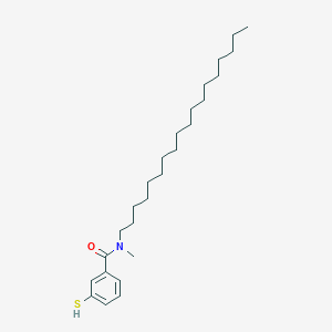 molecular formula C26H45NOS B14300010 N-Methyl-N-octadecyl-3-sulfanylbenzamide CAS No. 111983-04-1