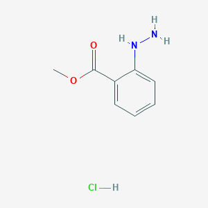 molecular formula C8H11ClN2O2 B1430005 2-Hydrazinobenzoic acid methyl ester hydrochloride CAS No. 21533-63-1